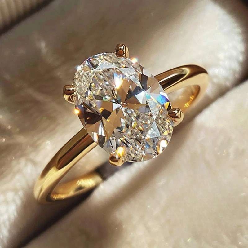 Eterna Oval Radiance Ring
